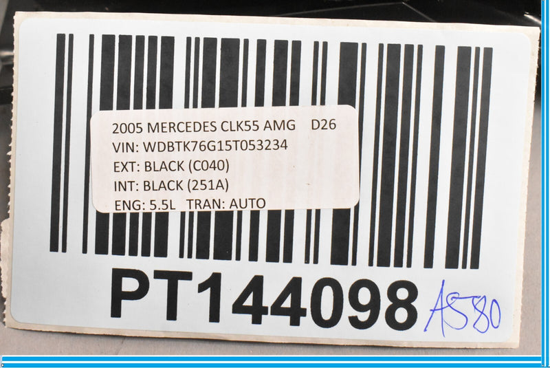 Load image into Gallery viewer, 03-09 Mercedes W209 CLK55 AMG Center Console Rear A/C Air Vent 2096809039 Oem