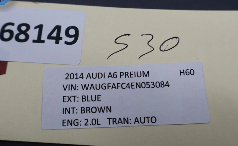 Load image into Gallery viewer, 12-18 Audi A6 Quattro Rear Right Passenger Side Interior Door Panel Trim Oem