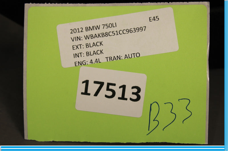 Load image into Gallery viewer, 09-15 BMW 750Li F01 F02 Center Console Back Trim Bezel Cover Panel & Bracket Oem