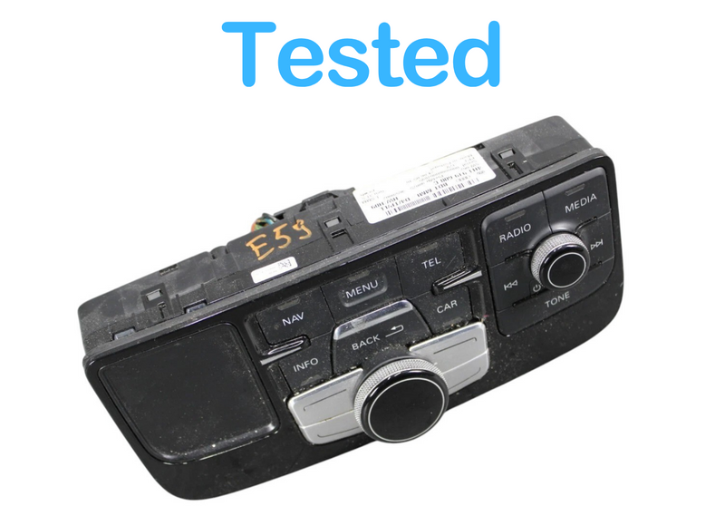 Load image into Gallery viewer, 11-18 Audi S8 A8 Quattro MMI Radio Multimedia Control Panel Switch 4H1919600 OEM
