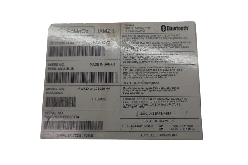 Load image into Gallery viewer, 10-12 Jaguar XJ XJL X351 CD Player Navigation Radio Receiver Control Module Oem