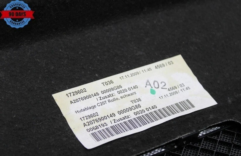 Load image into Gallery viewer, 10-16 Mercedes W207 E350 E500 Rear Deck Panel Trim 2076900149 Oem