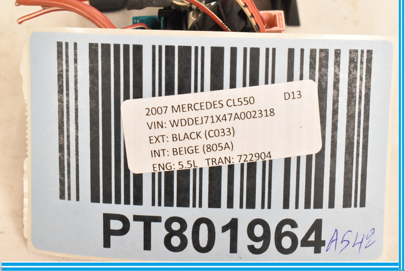Load image into Gallery viewer, 07-14 Mercedes W216 CL500 S550 Front Right Dashboard Fuse Box Relay OEM