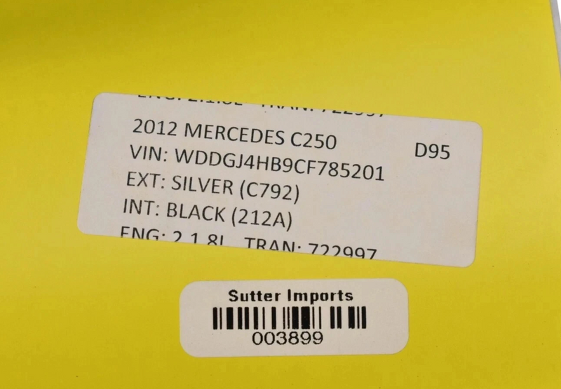 Load image into Gallery viewer, 10-17 Mercedes C350 C250 E350 Front Right Side Back Panel Seat Cover Black Oem