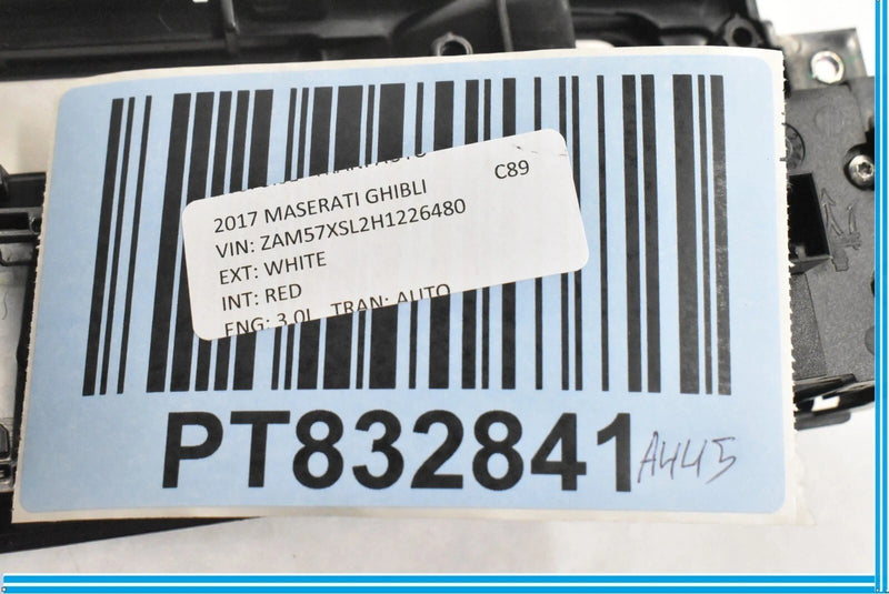 Load image into Gallery viewer, 14-19 Maserati SQ4 Ghibli Center Console Shifter Brake Bezel Trim 670010725 OEM