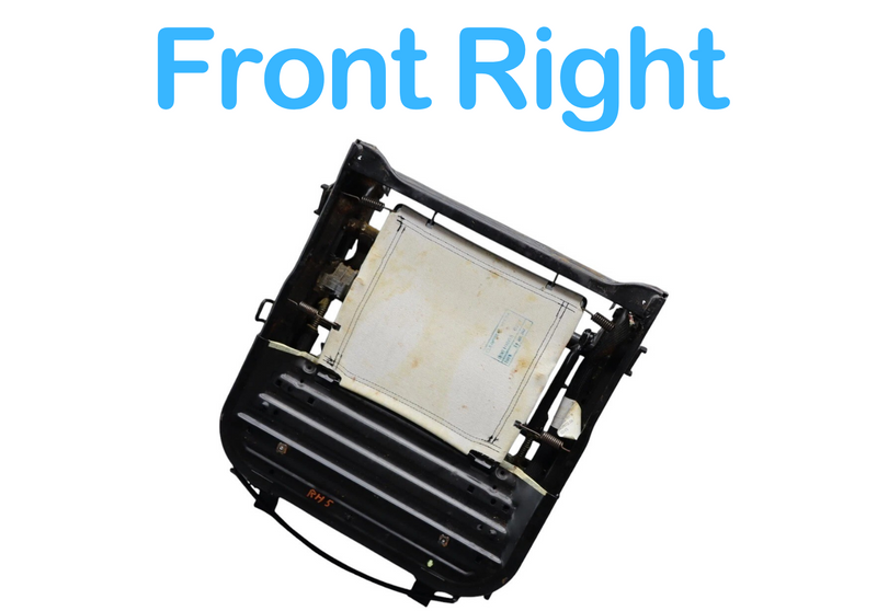 Load image into Gallery viewer, 03-13 Maserati Quattroporte S Front Right Side Seat Rail Frame W/ Motors Oem