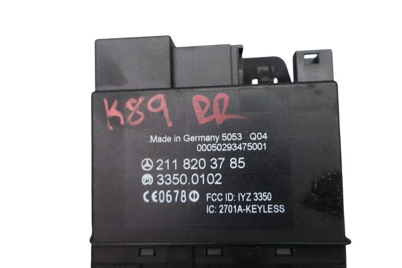 Load image into Gallery viewer, 03-11 Mercedes W219 CLS500 Rear Right Door Keyless Go Control Module Unit Oem
