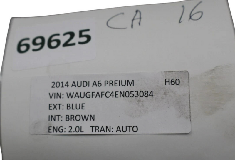 Load image into Gallery viewer, 12-18 Audi A6 A6 Quattro Front Left Driver Side Rearward Lower Control Arm Oem