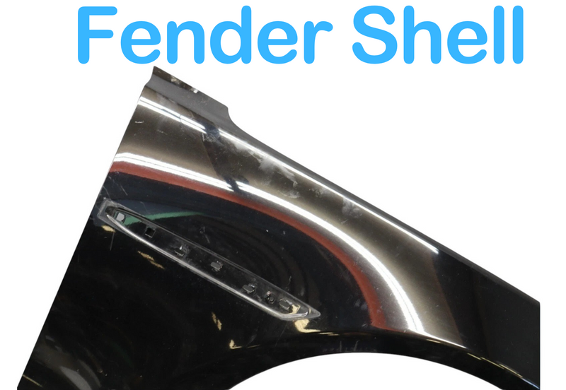 Load image into Gallery viewer, 10-19 Jaguar X351 XJ XJL Front Right Passenger Side Fender Shell Panel Black Oem