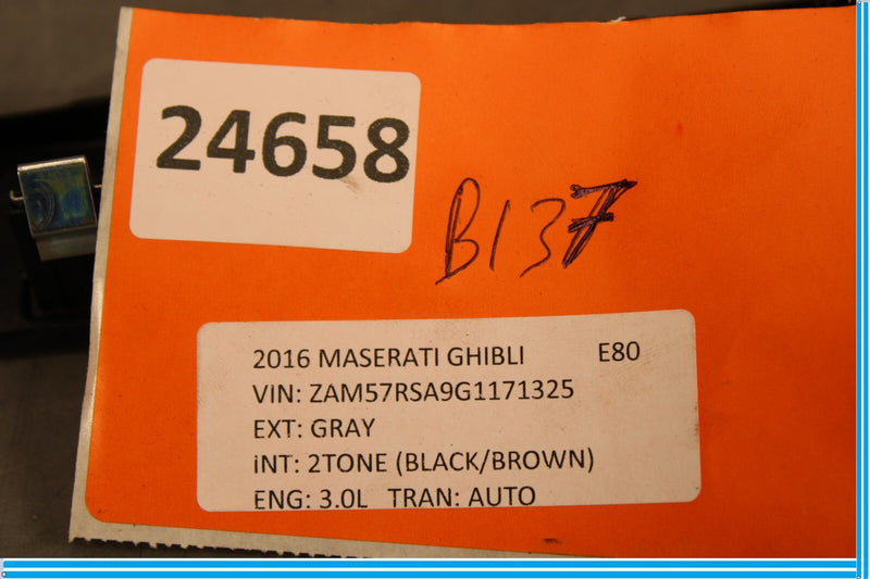 Load image into Gallery viewer, 14-20 Maserati Ghibli S Center Console Rear Switch Cover Trim Oem