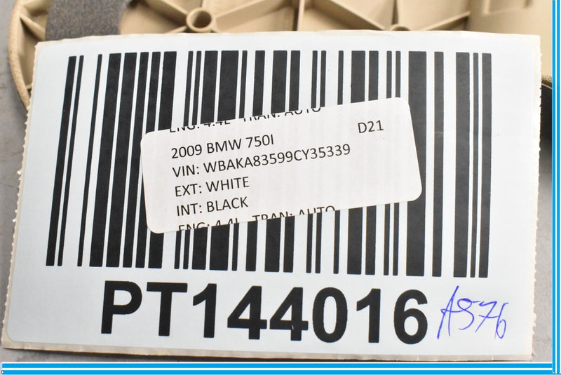 Load image into Gallery viewer, 09-12 BMW 750i 750Li F01 F02 Front Left Driver Seat Inner Trim Cover 6981773 Oem