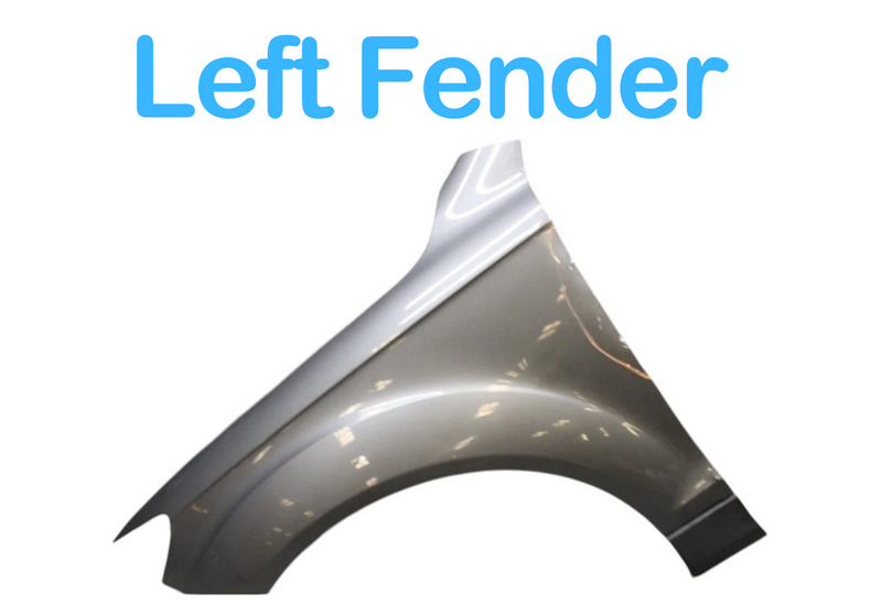 Load image into Gallery viewer, 07-15 Audi Q7 4L Front Left Driver Side Fender Shell Cover Assembly Silver Oem