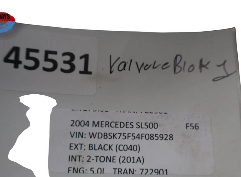Load image into Gallery viewer, 03-06 Mercedes SL500 SL600 Rear Hydraulic Suspension Valve Block 2203201258 OEM