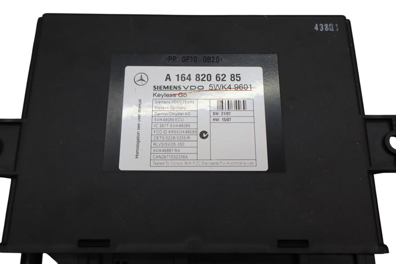 Load image into Gallery viewer, 06-12 Mercedes X164 GL350 ML350 GL450 Keyless Go Control Module 1648206285 Oem