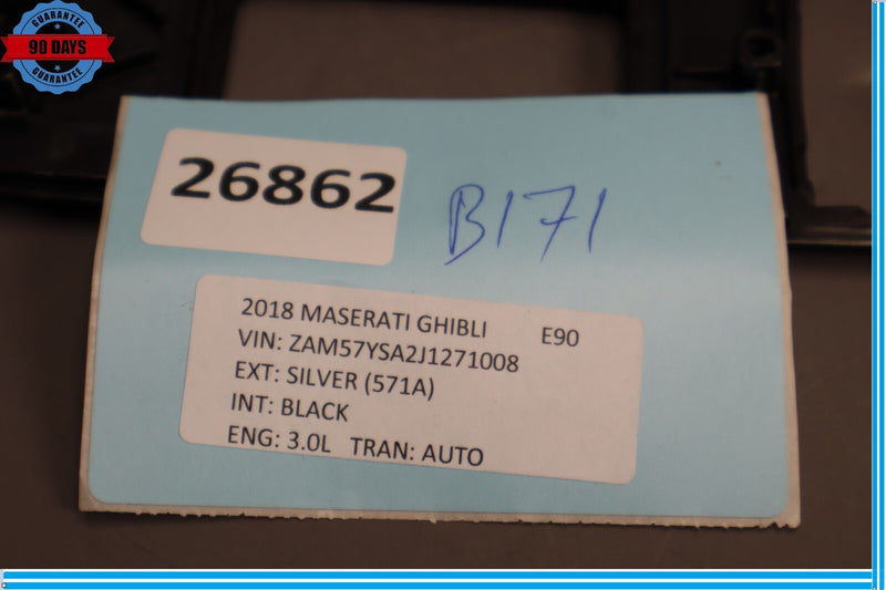 Load image into Gallery viewer, 17-22 Maserati Ghibli Front Center Console Trim Bezel Cover 670119995 Oem
