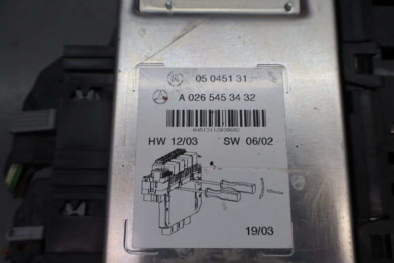 Load image into Gallery viewer, 03-12 Mercedes R230 SL550 SL500 SL55 AMG Rear SAM Fuse Box Relay Module Oem