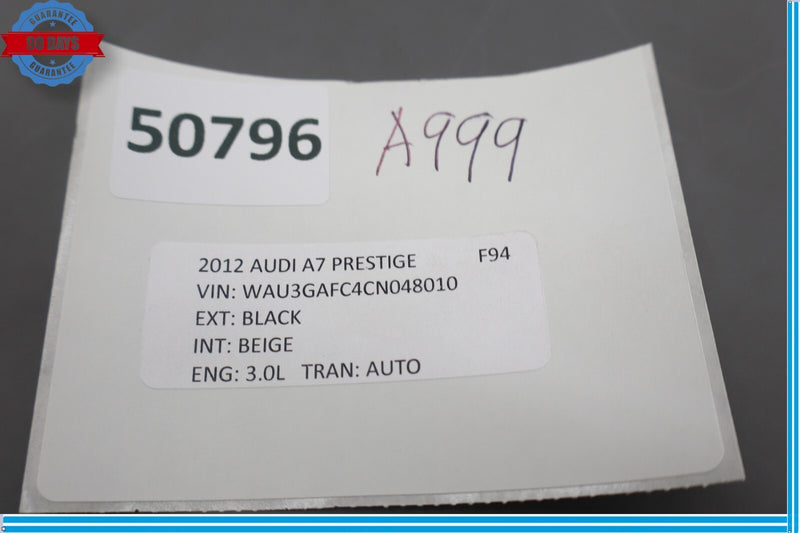 Load image into Gallery viewer, 12-18 Audi A7 Quattro Rear Right Passenger Door Window Regulator Motor Oem