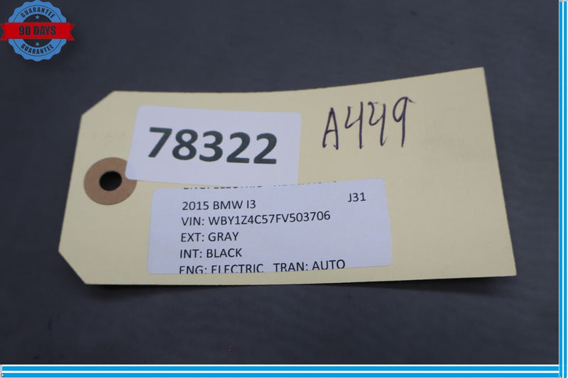 Load image into Gallery viewer, 14-21 BMW I01 i3 i3s Rear Left Driver Side Center B Pillar Upper Cover Trim Oem