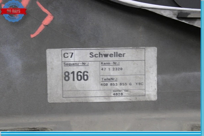 Load image into Gallery viewer, 12-15 Audi A6 Left Driver Side Rocker Skirt Panel Molding 4G0853855G OEM