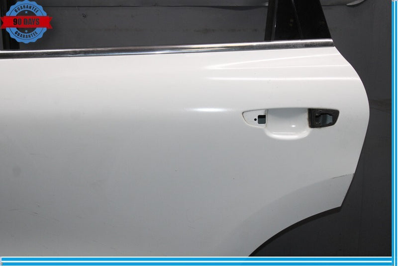 Load image into Gallery viewer, 11-18 Porsche Cayenne 958 Rear Left Driver Side Door Shell White Oem