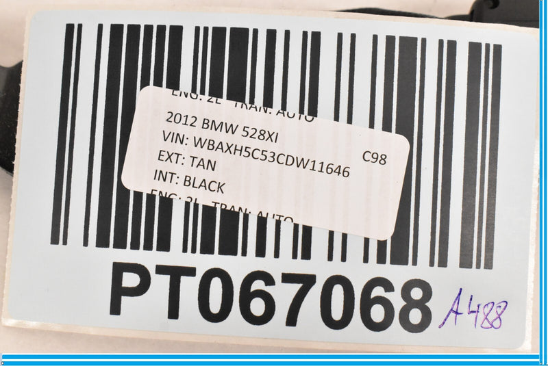 Load image into Gallery viewer, 11-16 BMW 528i 535i 550i F10 Rear Center Seat Belt Buckle Black 7238665 Oem