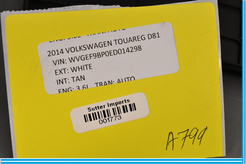 Load image into Gallery viewer, 11-17 Volkswagen VW Touareg Rear Right Passenger Trunk Hatch Panel Cover Oem