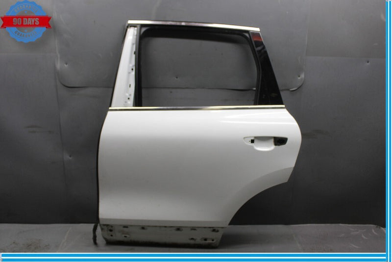 Load image into Gallery viewer, 11-18 Porsche Cayenne 958 Rear Left Driver Side Door Shell White Oem