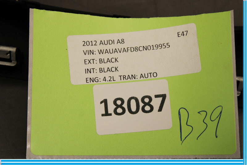 Load image into Gallery viewer, 11-18 Audi A8 Rear Center Console Seat Trim Panel Cover Oem