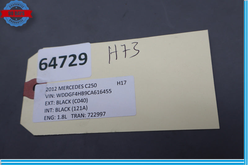 Load image into Gallery viewer, 12-14 Mercedes C250 C350 Rear Bumper Tow Hook Hitch Cover Lid Oem