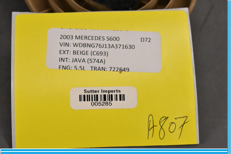 Load image into Gallery viewer, 03-06 Mercedes S500 S600 Front Left Driver Side Belt Trim Cover Oem