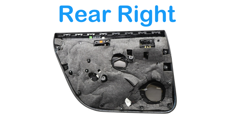 Load image into Gallery viewer, 11-17 Audi A8 A8L Quattro Rear Right Passenger Side Interior Door Panel Trim Oem