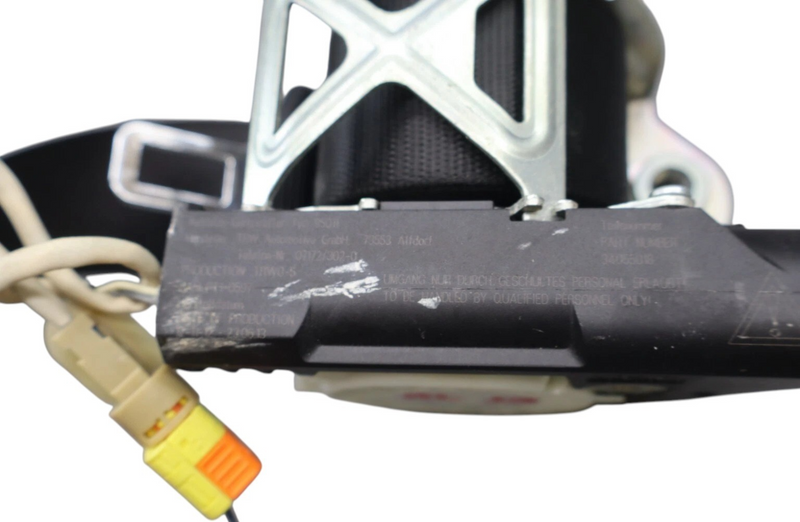Load image into Gallery viewer, 10-16 Porsche Panamera Rear Left Side Seat Belt Retractor Black 97080303501 OEM