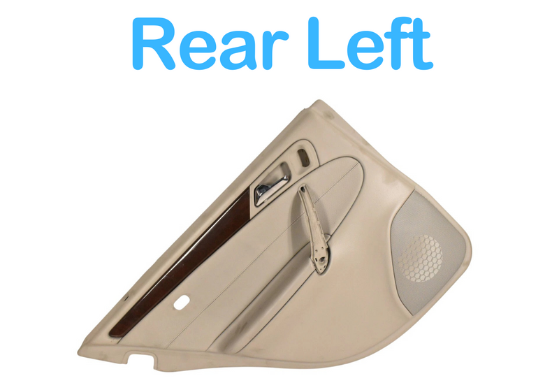 Load image into Gallery viewer, 01-07 Mercedes C240 C55 AMG Rear Left Driver Side Interior Door Panel Trim OEM