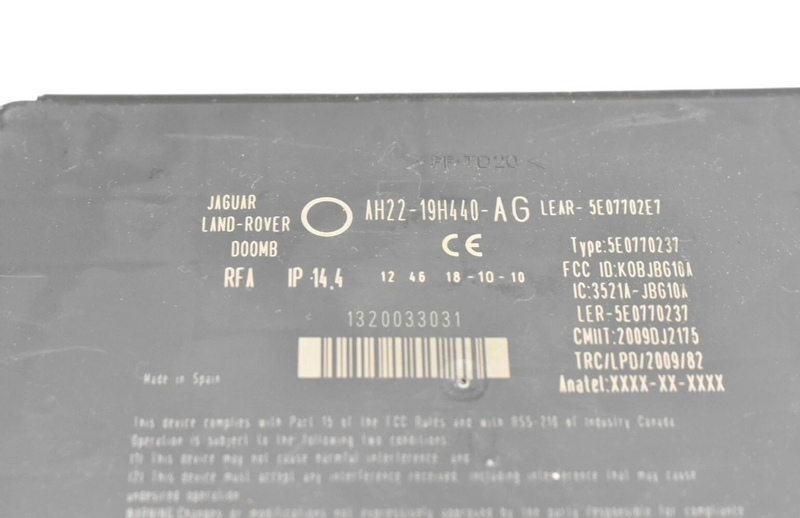 Load image into Gallery viewer, 10-15 Jaguar XJ XJL X351 Anti Theft Lock Locking Control Module Unit ECU Oem