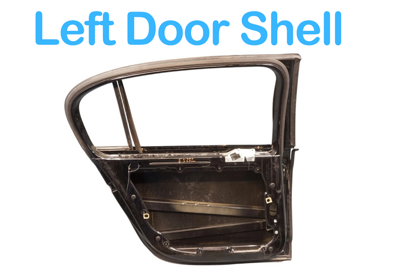 Load image into Gallery viewer, 06-12 Bentley Continental Rear Left Driver Side Door Shell Panel Black OEM