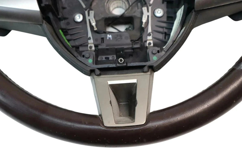 Load image into Gallery viewer, 09-11 Jaguar XF X250 Driver Leather Steering Wheel W/ Gear shifter pedal Oem