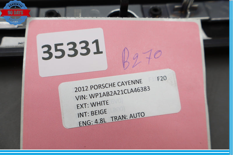 Load image into Gallery viewer, 11-18 Porsche Cayenne Front Right Passenger Side Dash Trim Molding Wood Oem