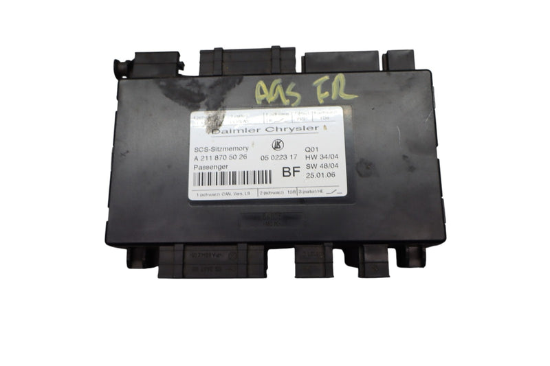 Load image into Gallery viewer, 03-12 Mercedes W219 CLS550 E320 ML500 E350 Right Side Seat Control Module Oem
