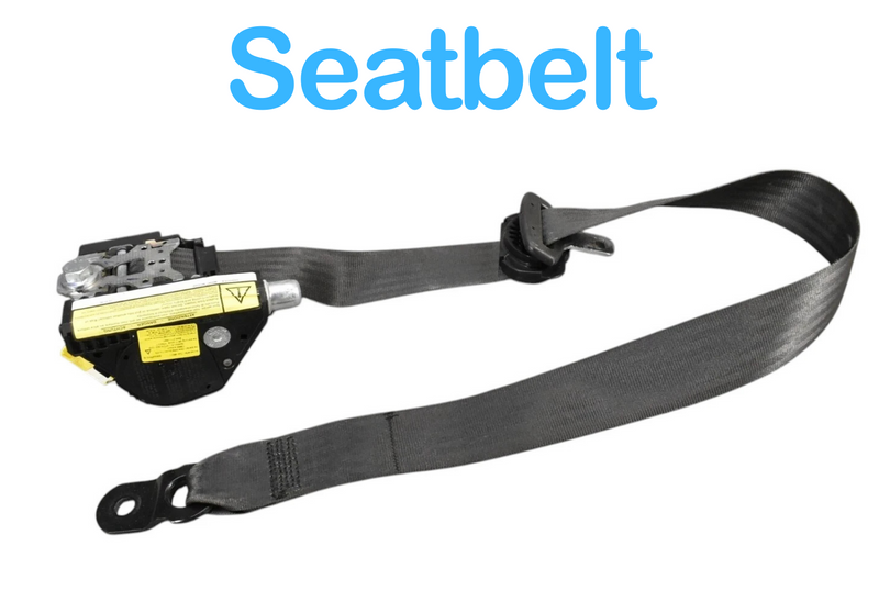Load image into Gallery viewer, 03-08 Maserati Quattroporte M139 Front Right Passenger Side Seat Belt Black OEM