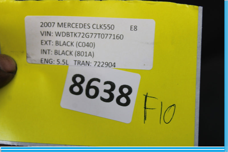 Load image into Gallery viewer, 03-09 Mercedes CLK550 W209 Front Left Driver Fender Liner Splash Shield Oem