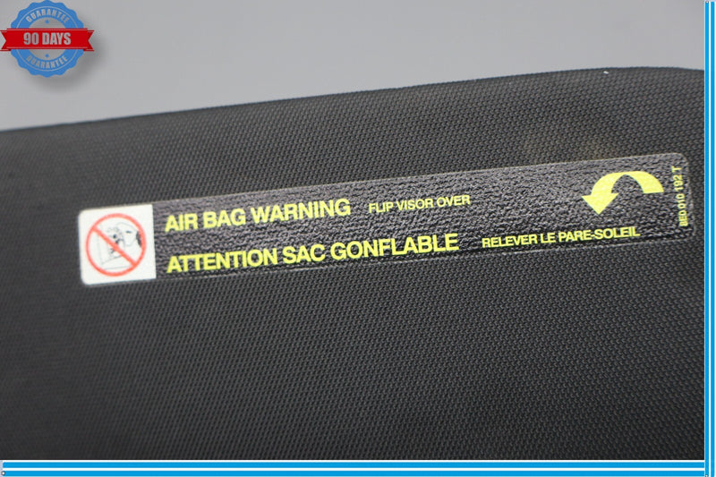 Load image into Gallery viewer, 12-15 Audi A6 Quattro Front Right Passenger Side Sun Visor Sunvisor Black Oem