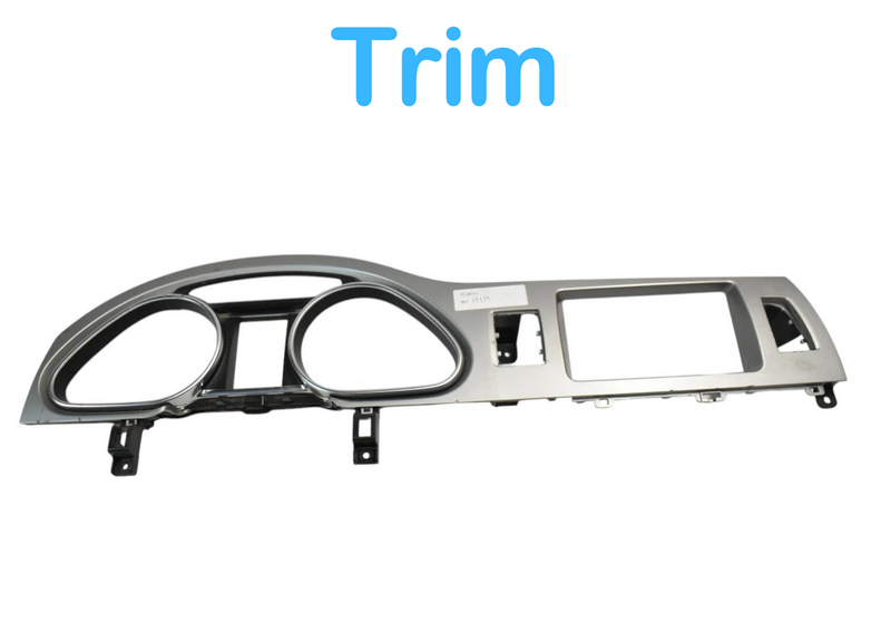 Load image into Gallery viewer, 07-09 Audi Q7 Instrument Speedometer LCD Display Monitor Trim Cover OEM