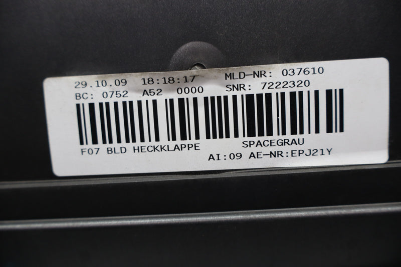 Load image into Gallery viewer, 10-13 BMW 535i 550i F07 GT Rear Trunk Tailgate Lid Lower Bottom Trim Molding Oem