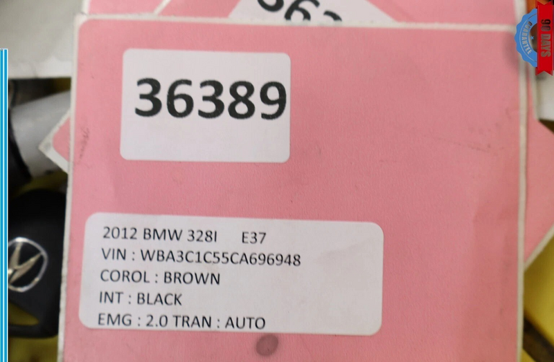 Load image into Gallery viewer, 12-18 BMW F30 328i 330i 335i Front Right Passenger Side Door Shell Brown Oem