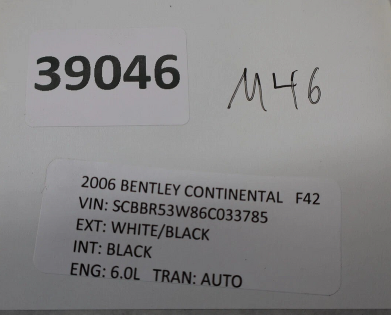 Load image into Gallery viewer, 03-09 Bentley Continental Flying Spur Left Driver Side Rear View Door Mirror OEM