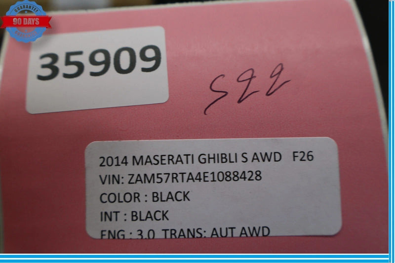 Load image into Gallery viewer, 14-19 Maserati Ghibli S Front Right Side Interior Door Panel 105804409C OEM