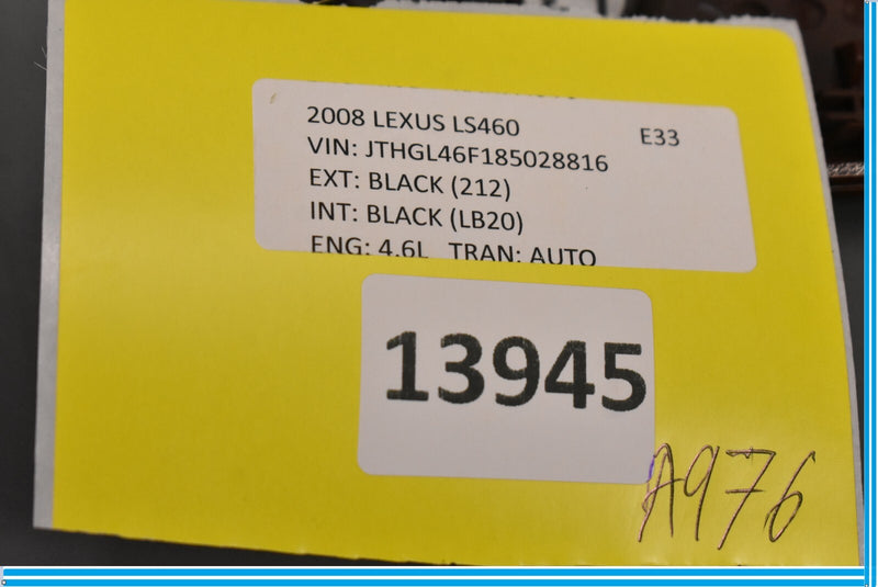 Load image into Gallery viewer, 07-12 Lexus LS460 Front Left Driver Side Dash Wood Trim Molding Oem