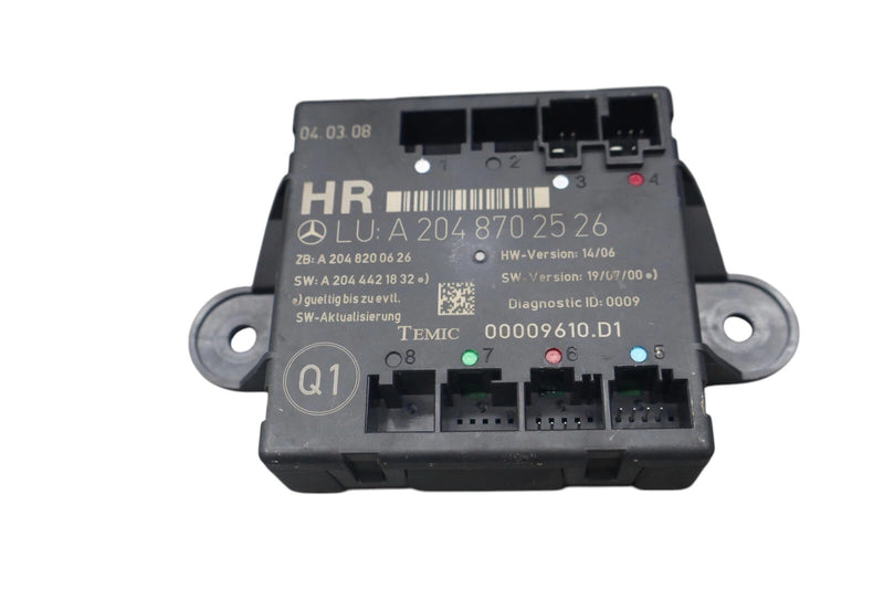 Load image into Gallery viewer, 08-14 Mercedes C250 C300 C350 Rear Right Side Door Control Module 2048702526 OEM