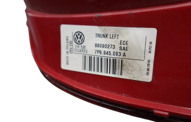 Load image into Gallery viewer, 11-14 Volkswagen Touareg Rear Left Driver Inner Tail Light Lamp 7P6945093C Oem