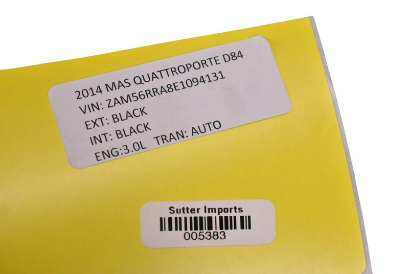 Load image into Gallery viewer, 14-21 Maserati Quattroporte Rear Trunk Cargo Upper Carpet Cover Trim Oem